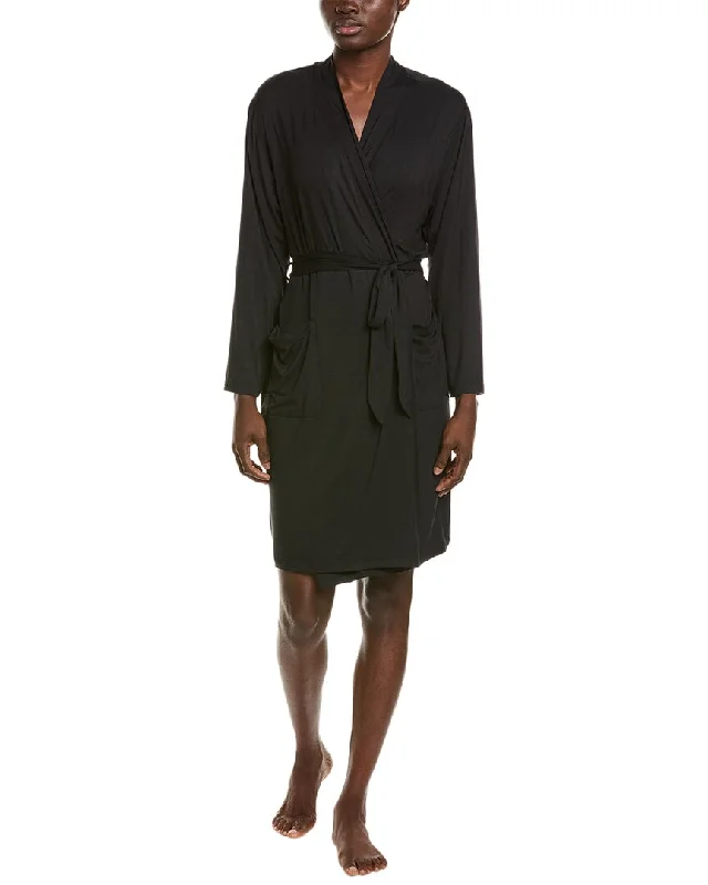 Luxury women's robe sets for spa day-Barefoot Dreams Malibu Collection Soft Jersey Short Robe Luxury women's robe sets for spa day-Barefoot Dreams Malibu Collection Soft Jersey Short Robe