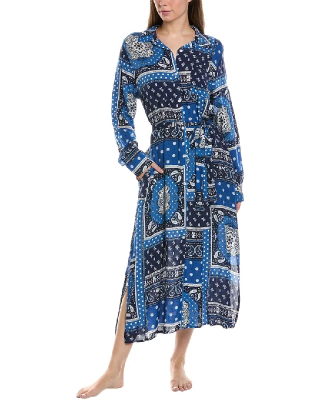 Women's robe sets for staying cozy-Dkny Maxi Sleepshirt