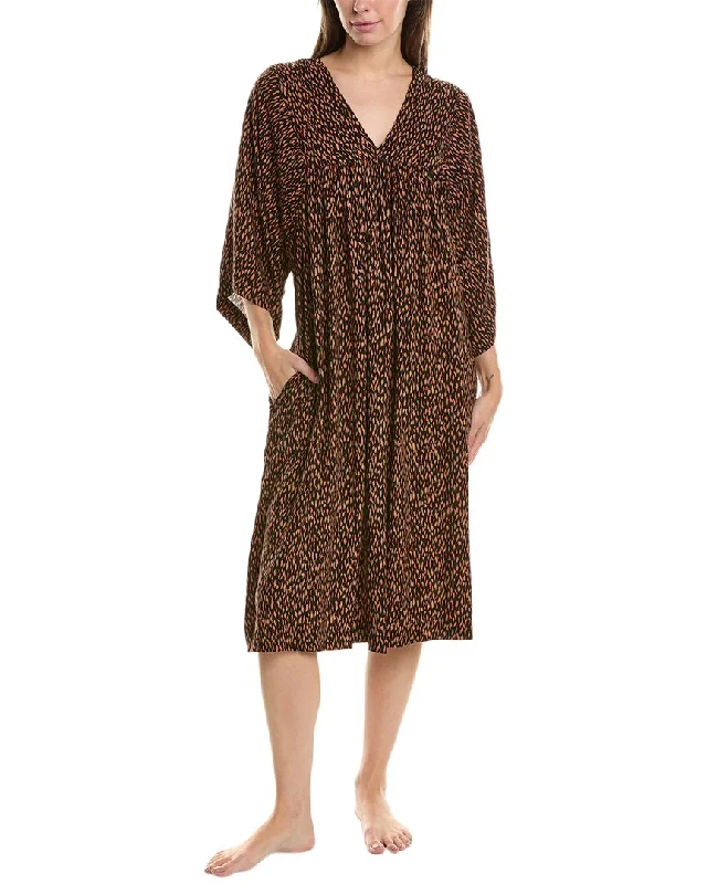 Women's robe sets for spa retreat-Donna Karan Sleepwear Midi Sleepshirt