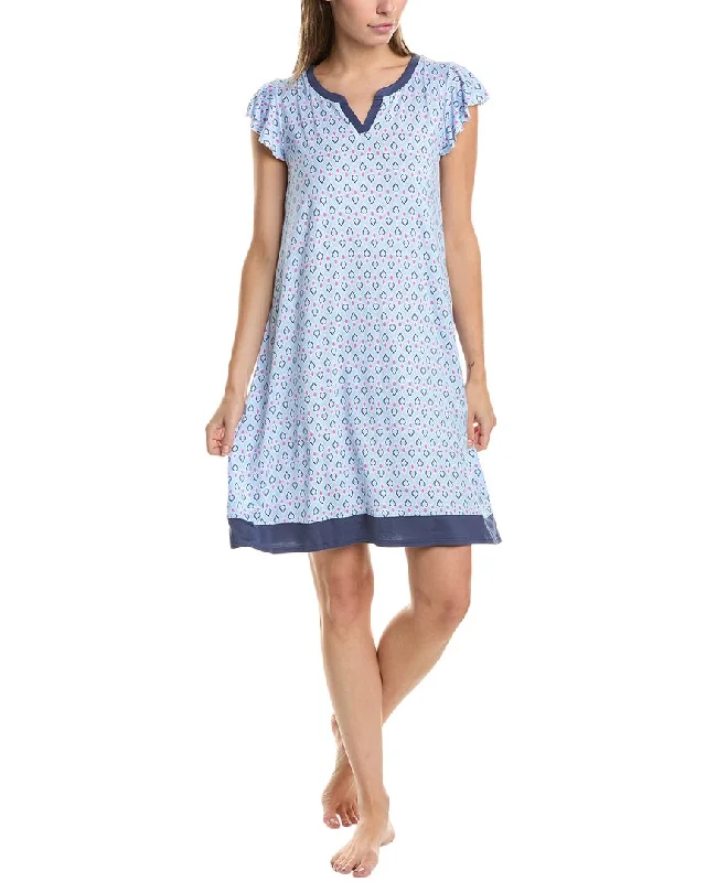 Women's robe sets for relaxing evenings-Ellen Tracy Nightshirt