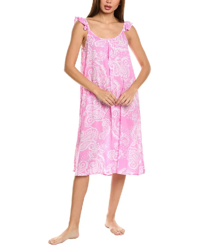 Classic robe sets for women with belt-Ellen Tracy Nightgown