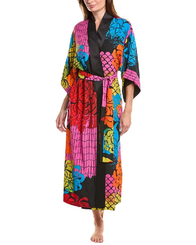 Soft fleece robe sets with plush texture-Natori Rimini Robe