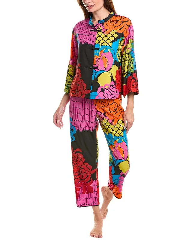 Soft women's robe sets-Natori Rimini Pajama Pant Set