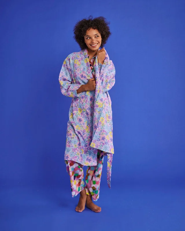 Soft robe sets for women with elegant look-Bunch Of Fun Linen Robe
