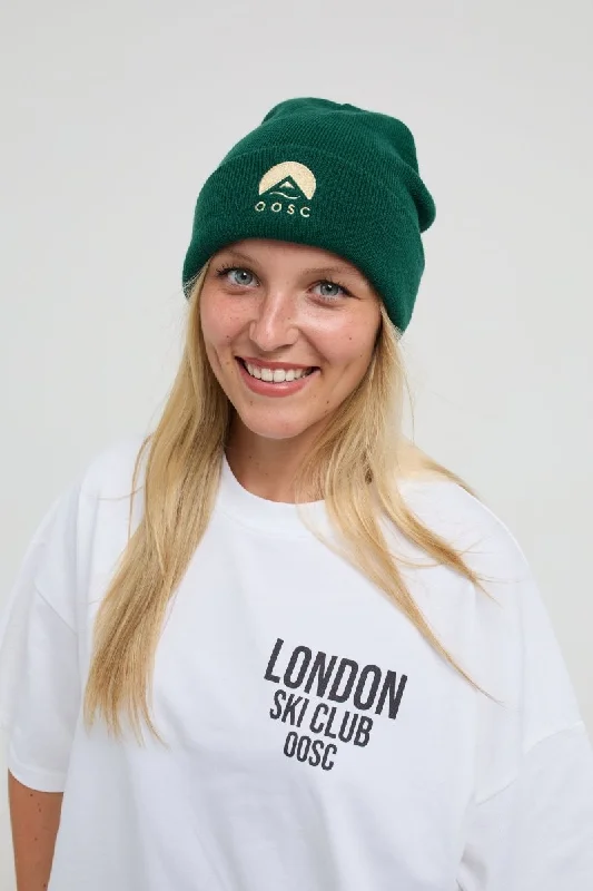Women's robe sets with flattering fit-Classique Beanie - Forest Green