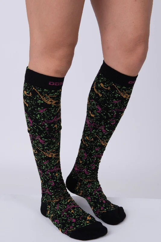 Women's robe sets for every season-Clueless Multicoloured Ski Sock
