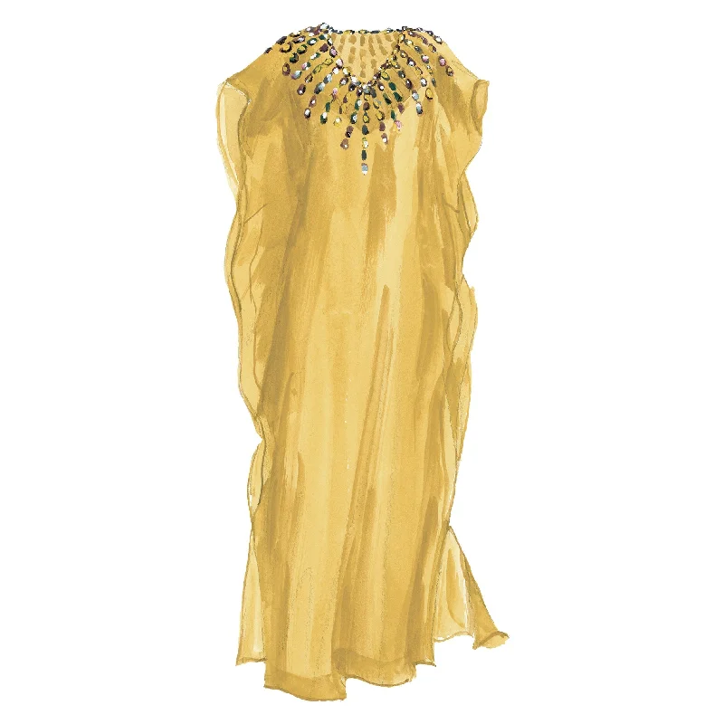 Comfortable women's robe sets for spa day-Evening Caftan