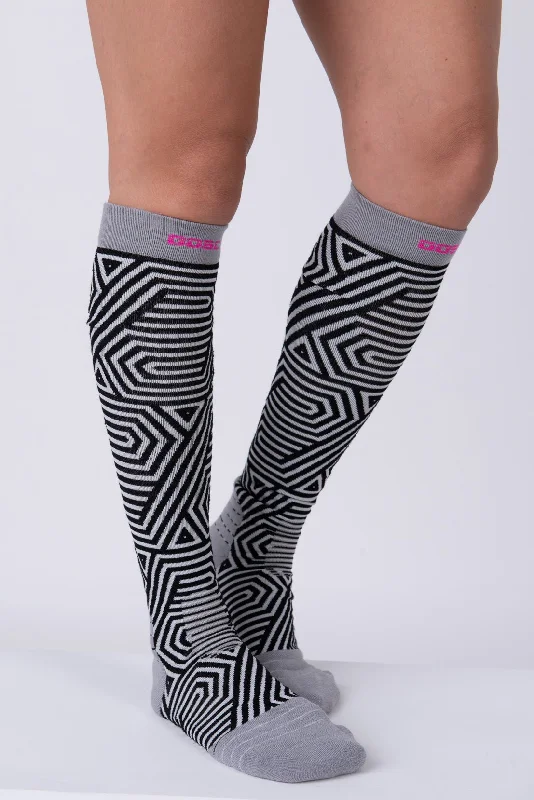 Women's robe sets with pockets-Fall Line Ski Sock