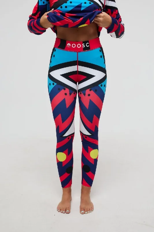 Women's robe sets with floral embroidery-Baselayer Leggings  - Fresh Prince Women's