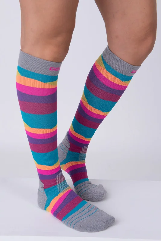 Long women's robe sets-Mambo Sunset Ski Sock