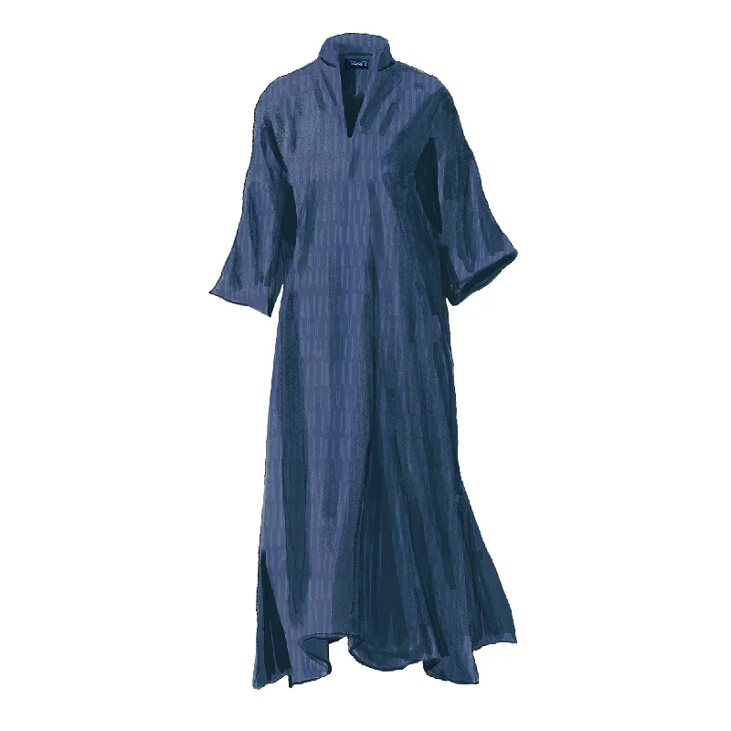 Stylish robe sets for women with lace trims-Marrakech Silk Cotton Caftan