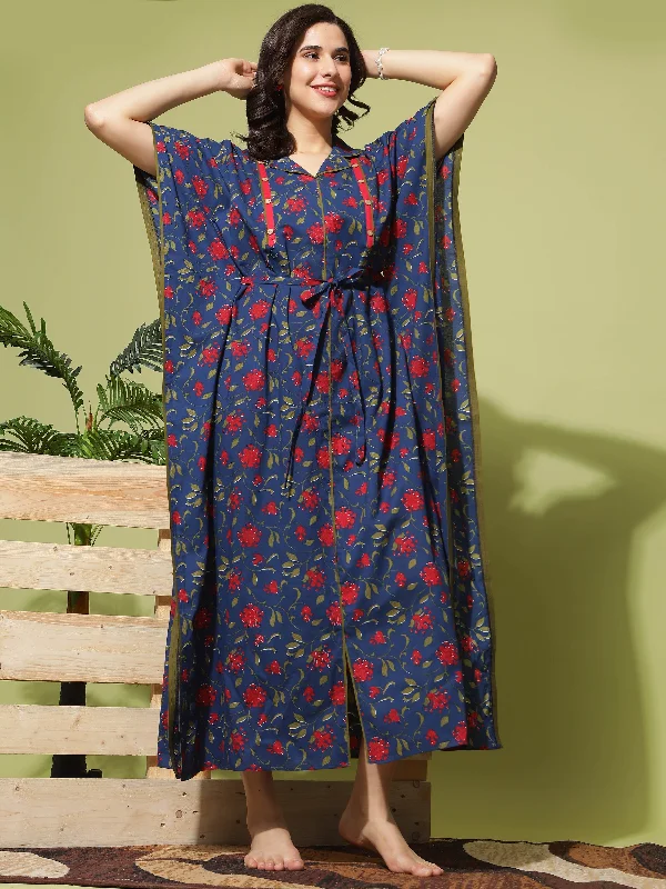 Women's robe sets for self-care-Nursing Mom's Must-Have: Collar Soft Denim Blue Maternity Dress Women's robe sets for self-care-Nursing Mom's Must-Have: Collar Soft Denim Blue Maternity Dress