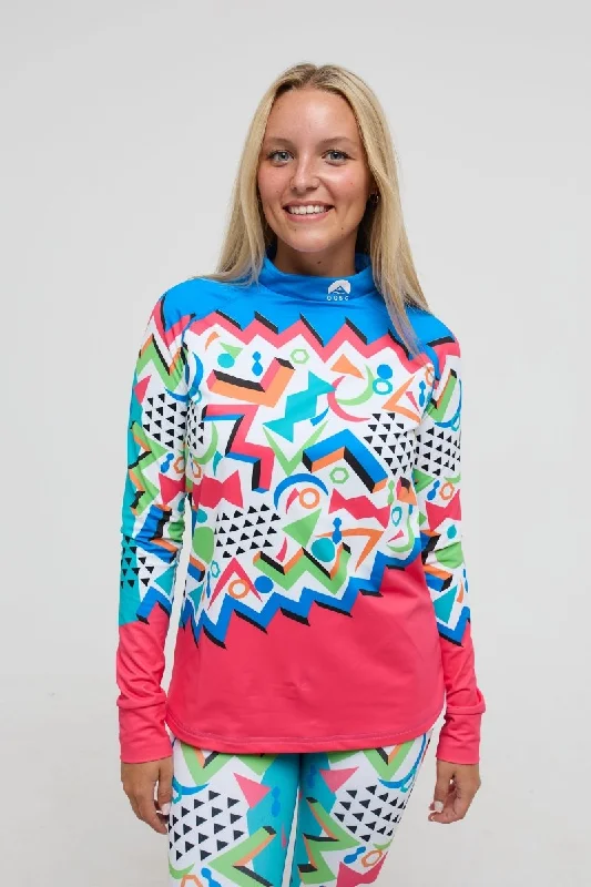 Women's robe sets with silky finish-Baselayer Top - Nuts Cracker Women's