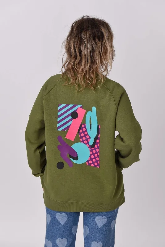 Women's robe sets for a comfortable night-Penfold Sweatshirt - Khaki