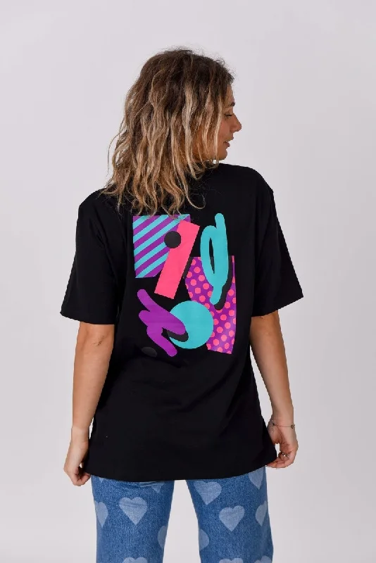 Women's robe sets with sophisticated design-Penfold T-Shirt - Black