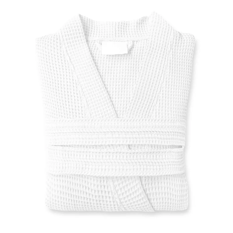 Women's robe sets with matching loungewear-Rebecca Women's Kimono Waffle Robe