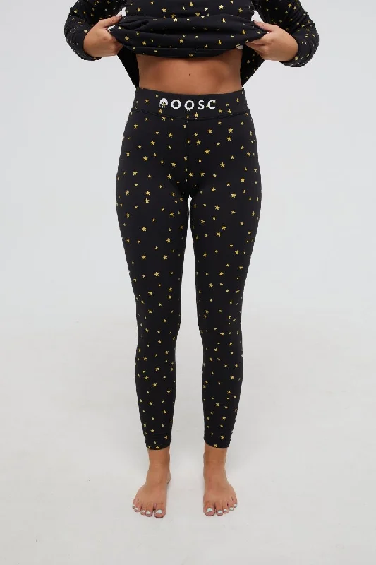 Women's robe sets with stylish sleeves-Baselayer Leggings  - Shining Star Women's