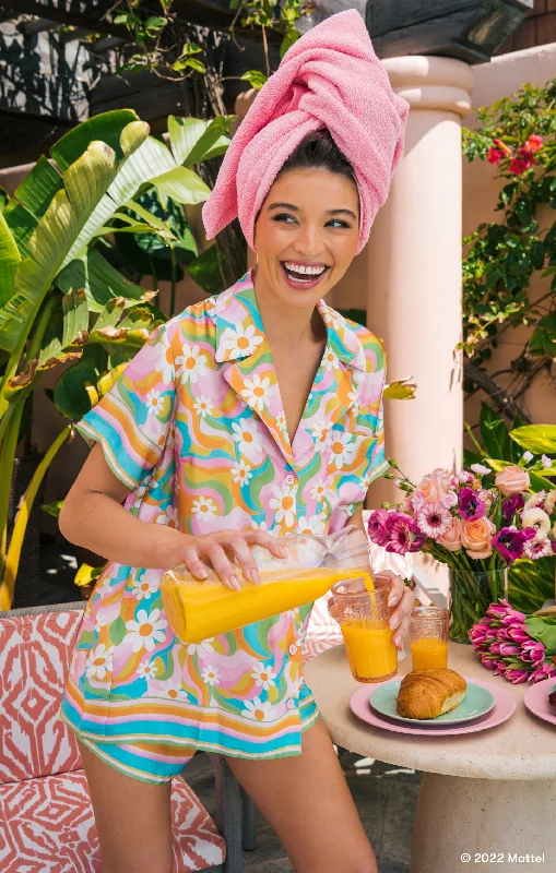 Women's robe sets for morning relaxation-Sleepover PJ Set ~ Barbie™ Daisy Wave
