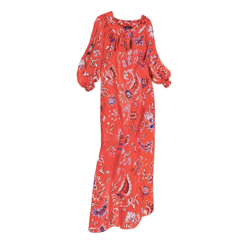 Women's robe sets with flattering fit-The Grand Tour Floral Caftan