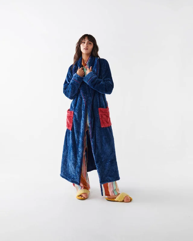 Women's robe sets with sophisticated design-The Plunge Cosy Robe