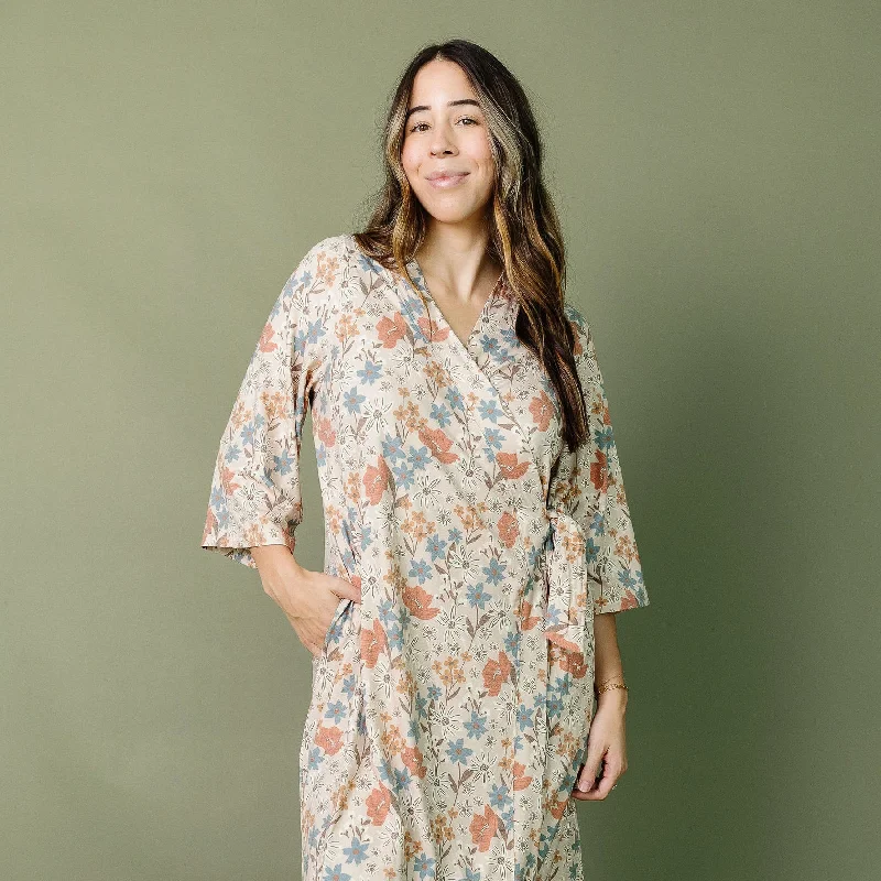 Stylish robe sets with matching pajama bottoms-Women's Everyday Robe - Eden