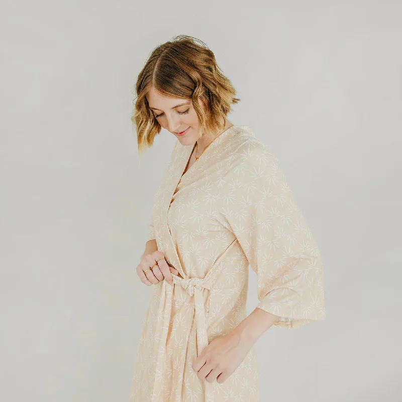 Short women's robe sets-Women's Everyday Robe - Sol