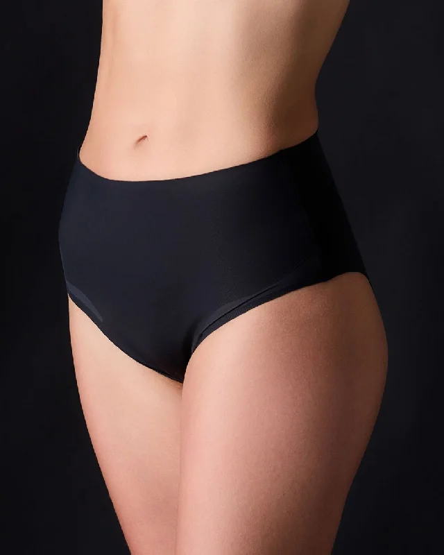 Women's panties with lace sides for a feminine touch-Pure Light High Waist Shaping Brief Women's panties with lace sides for a feminine touch-Pure Light High Waist Shaping Brief