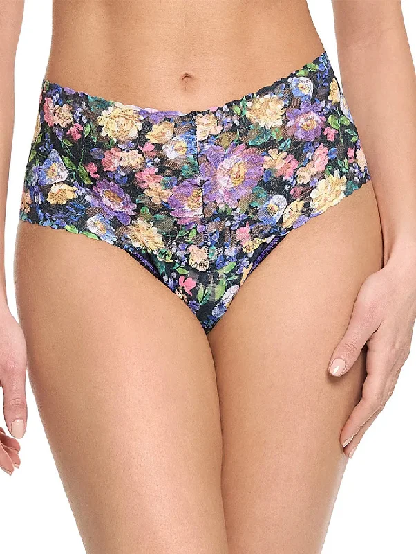 Women's panties for sensitive skin with soft cotton material-Hanky Panky Retro Thong