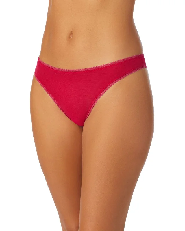Women's lace panties with side cutouts-Solid Mesh Hip-G Thong