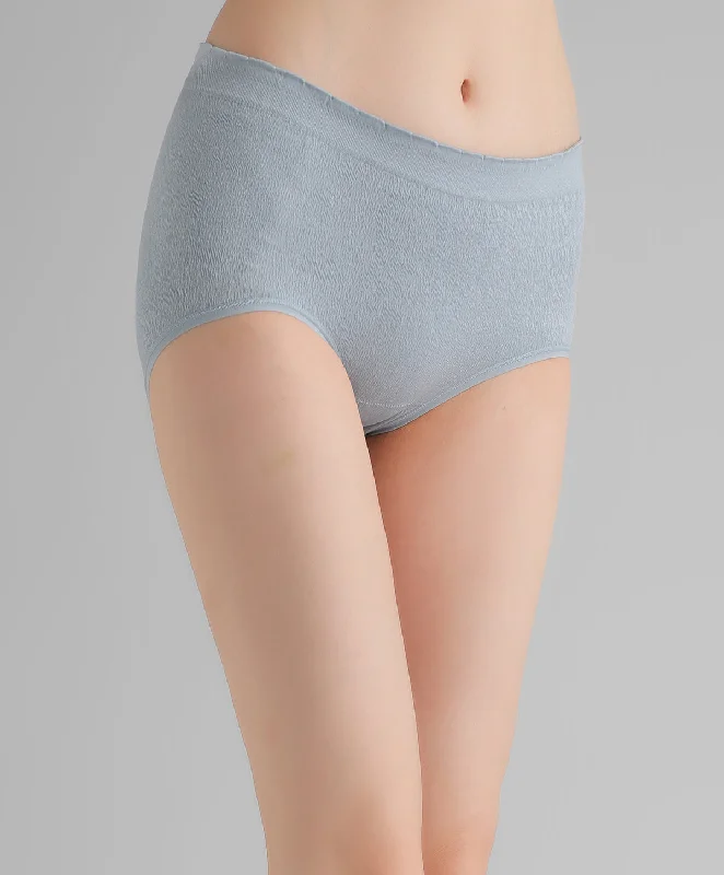 Women's panties with a satin trim for added elegance-Seamless Contour 502-7145S
