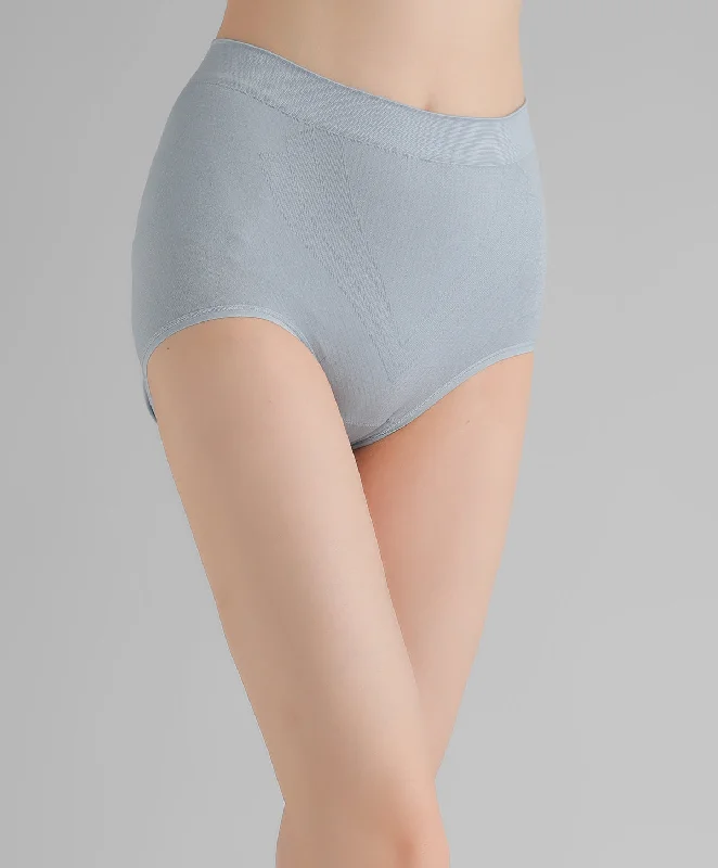 Women's panties for curvy figures with great coverage-Seamless Contour 502-7146S