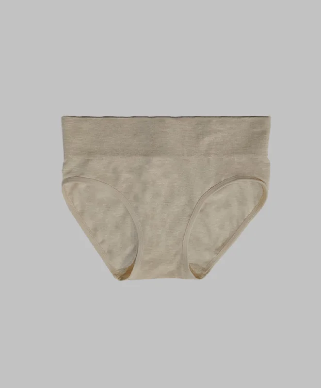 Women's panties with no-show lace for invisible fit-Seamless Thick Band High Waist Panty 502-7369S Women's panties with no-show lace for invisible fit-Seamless Thick Band High Waist Panty 502-7369S