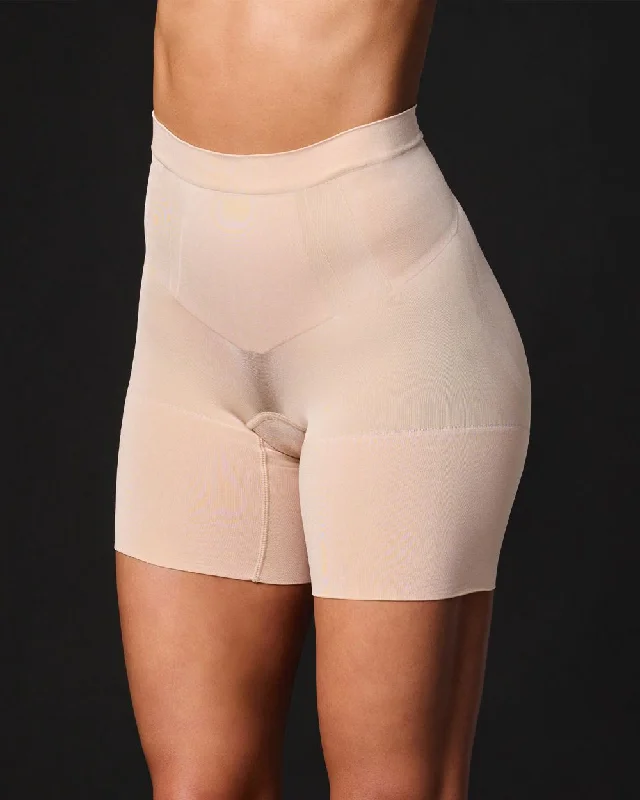 Women's panties with full rear coverage for comfort-OnCore Mid Thigh Short