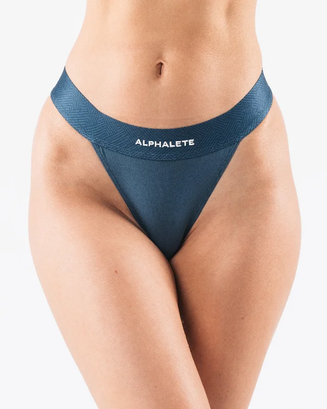 Women's panties with high waist for better support-Intimate Thong - Moonlit