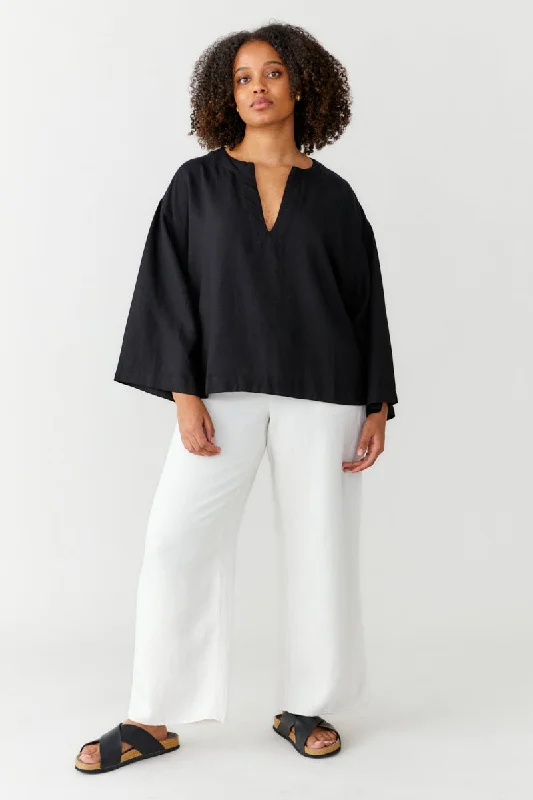 Women's panties with extra padding for support-Boxy blouse