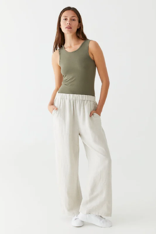 Women's panties with silk-like finish for smooth feel-Basic Tank Top