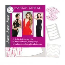 Lace thong panties for sensual look-BRAZA FASHION TAPE KIT