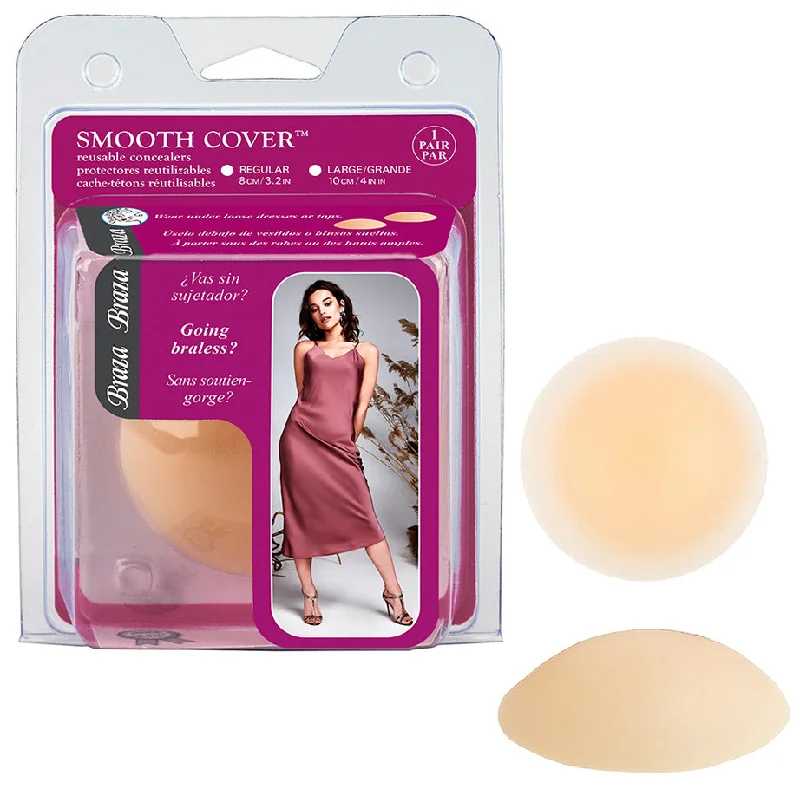 Bikini panties for women with style-BRAZA SMOOTH COVER REUSABLE SILICONE LARGE
