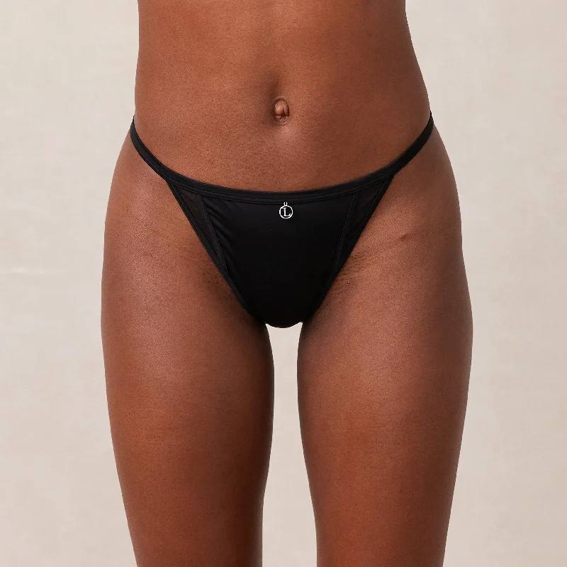Women's panties for all-body types with great support-Classic Briefs - Black