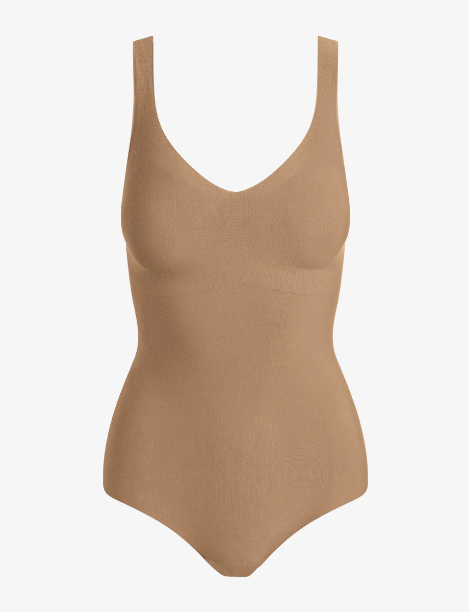 High-waisted panties for tummy control-COMMANDO BSS401 BUTTER SOFT-SUPPORT BODYSUIT