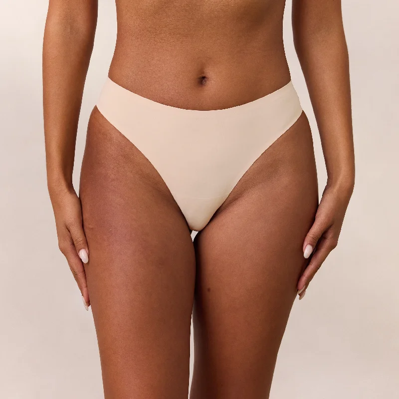 Women's panties for post-operative comfort with soft fabric-Everyday Flex Brazilian Briefs - Vanilla Women's panties for post-operative comfort with soft fabric-Everyday Flex Brazilian Briefs - Vanilla