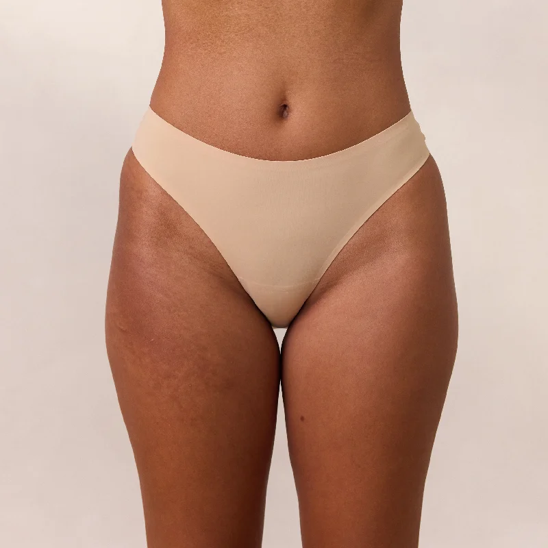 Women's panties with floral lace accents for a romantic look-Everyday Form Brazilian Briefs - Sand