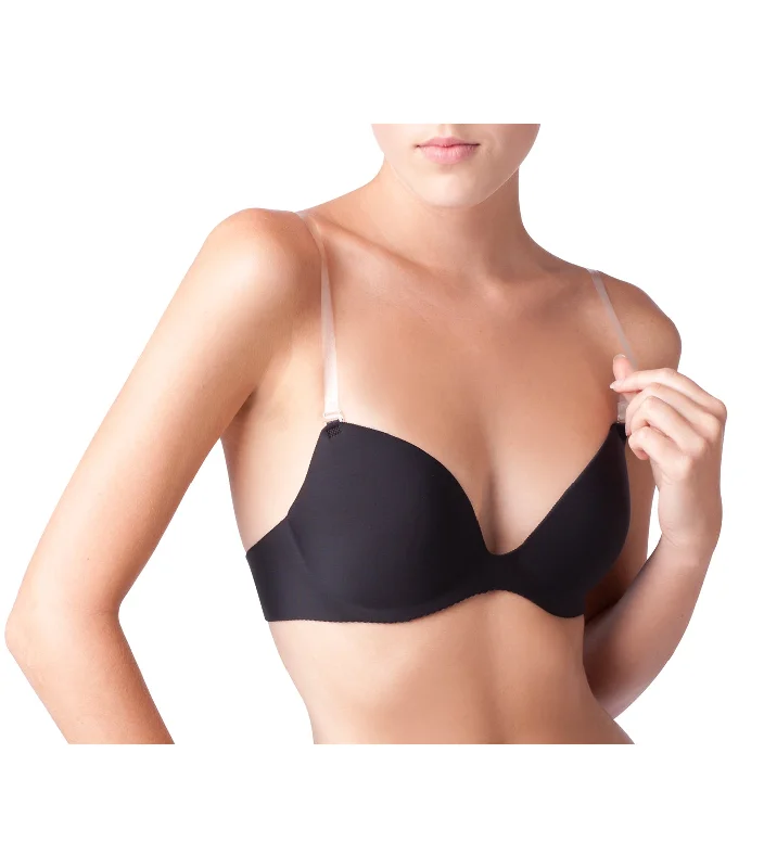 Best panties for large hips-Clear Bra Straps