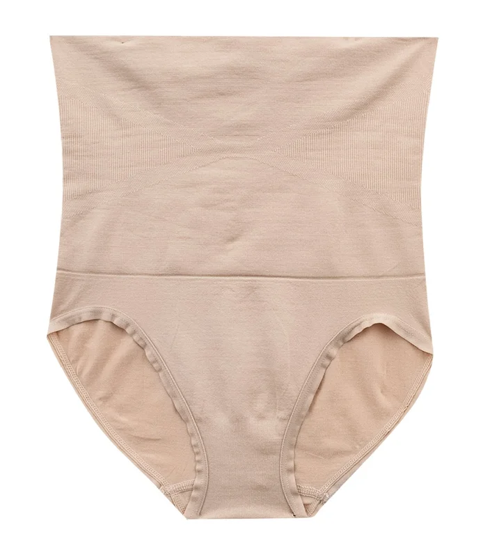 Thong panties for no-show lines-Control It! Hi-Waist Brief Latte Lift