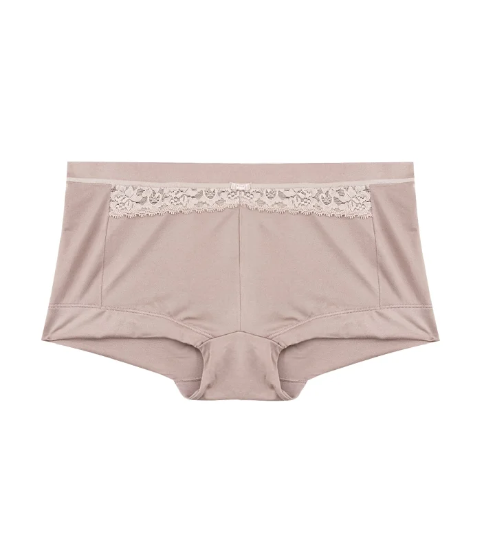 Women's panties for all-day comfort-The Dream Collection Tailored Boyshort Evening Blush with Rose Petal Women's panties for all-day comfort-The Dream Collection Tailored Boyshort Evening Blush with Rose Petal