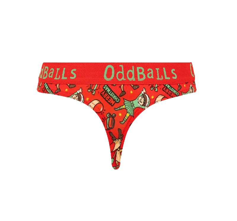 Best women's panties for comfort-Rudolph - Ladies Thong
