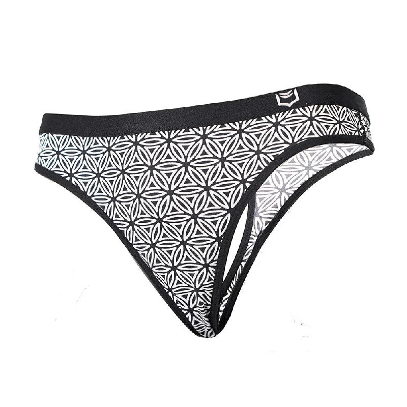 High-waisted women's panties for tummy control-SHEATH Women's Thong