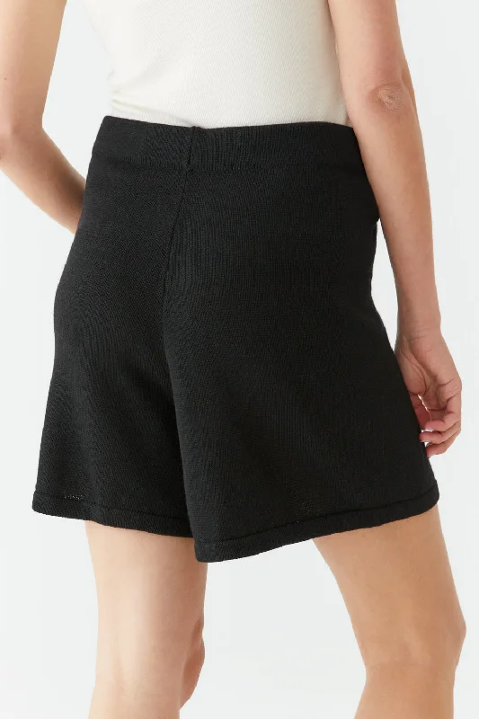 Women's panties with side cutouts for a trendy look-Thin-Knitted Shorts