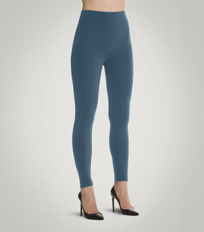 Women's panties with breathable fabric-Aurora Light Shape Leggings Lake
