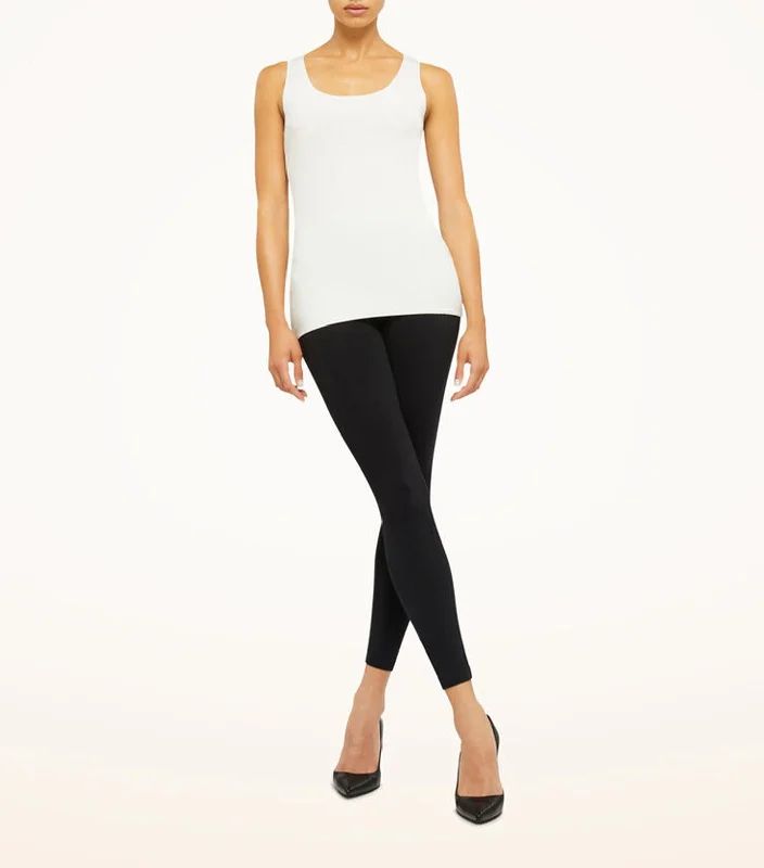 Smooth-fitting panties for tight clothes-Aurora Pure Top Sleeveless White